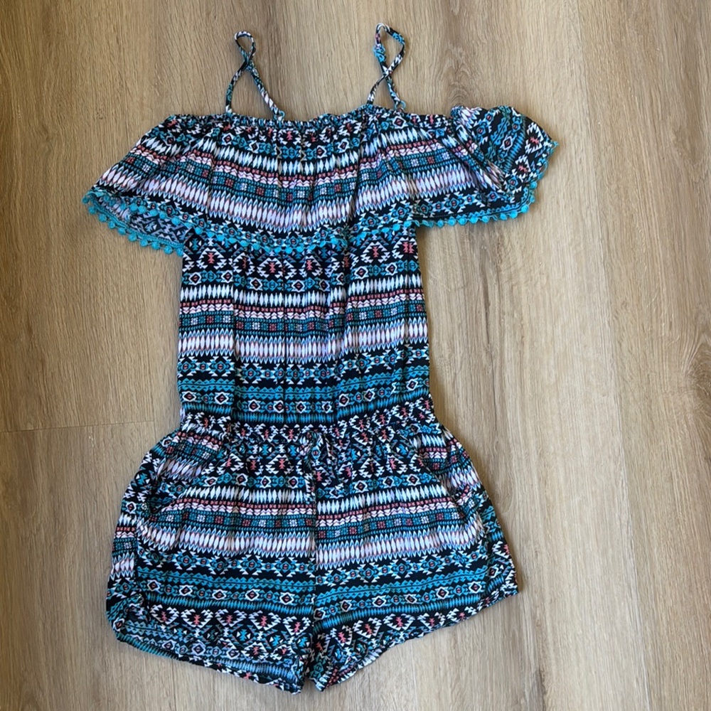 Epic Threads Multicolor Patterned Jumpsuit